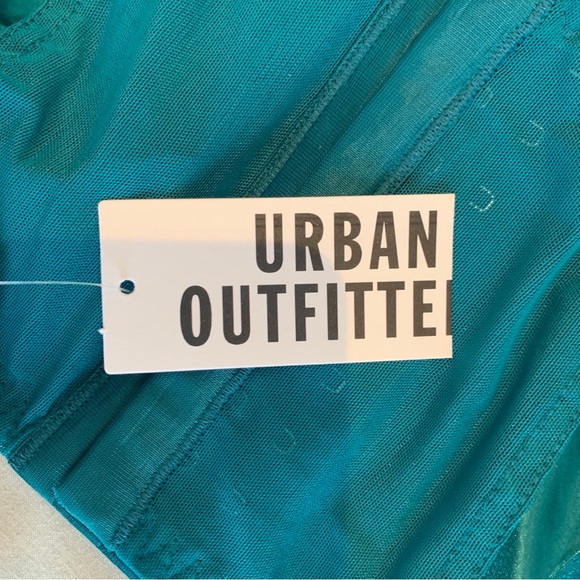 Urban Outfitters Blue Lace Satin Corset Top - Picture 4 of 4